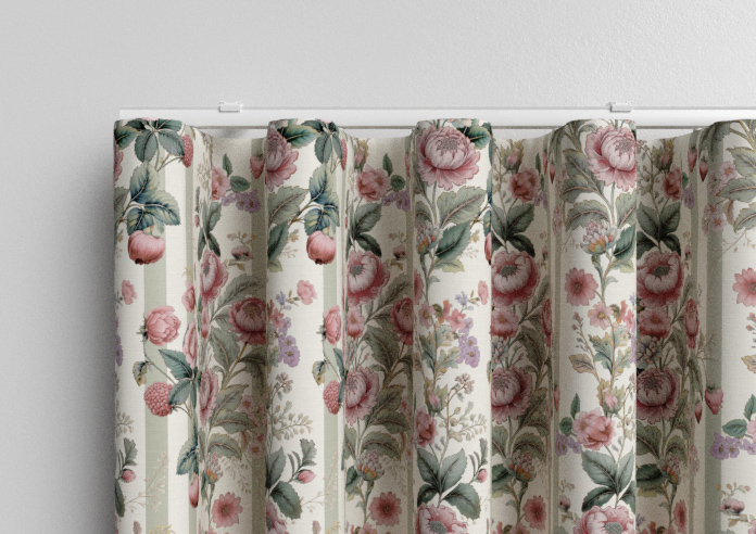 Adelaide, Winnies Bloom Buttermilk - Made to Measure Curtains - Image 13